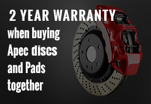 2 year warrenty offered when buying APEC discs and pads together - MOT & Servicing, Tyres, Bathgate, West Lothian